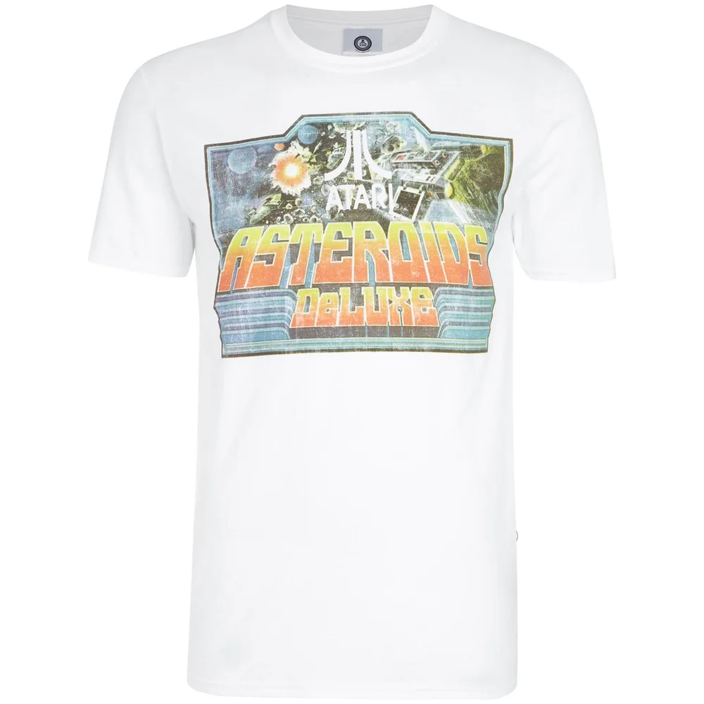 Atari Men's Asteroids Deluxe T-Shirt - White - M Image 1