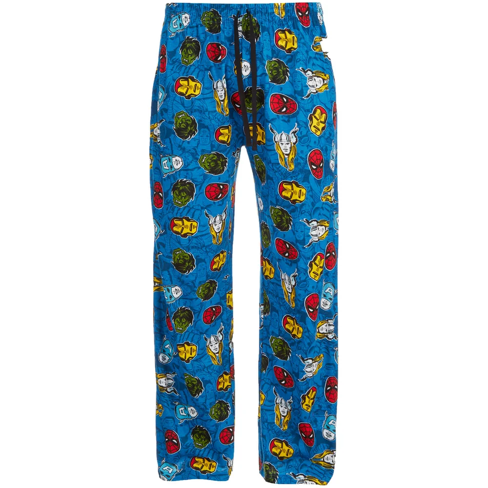 Marvel Comics Men's Avengers Lounge Pants - Blue - S - Blue Image 1