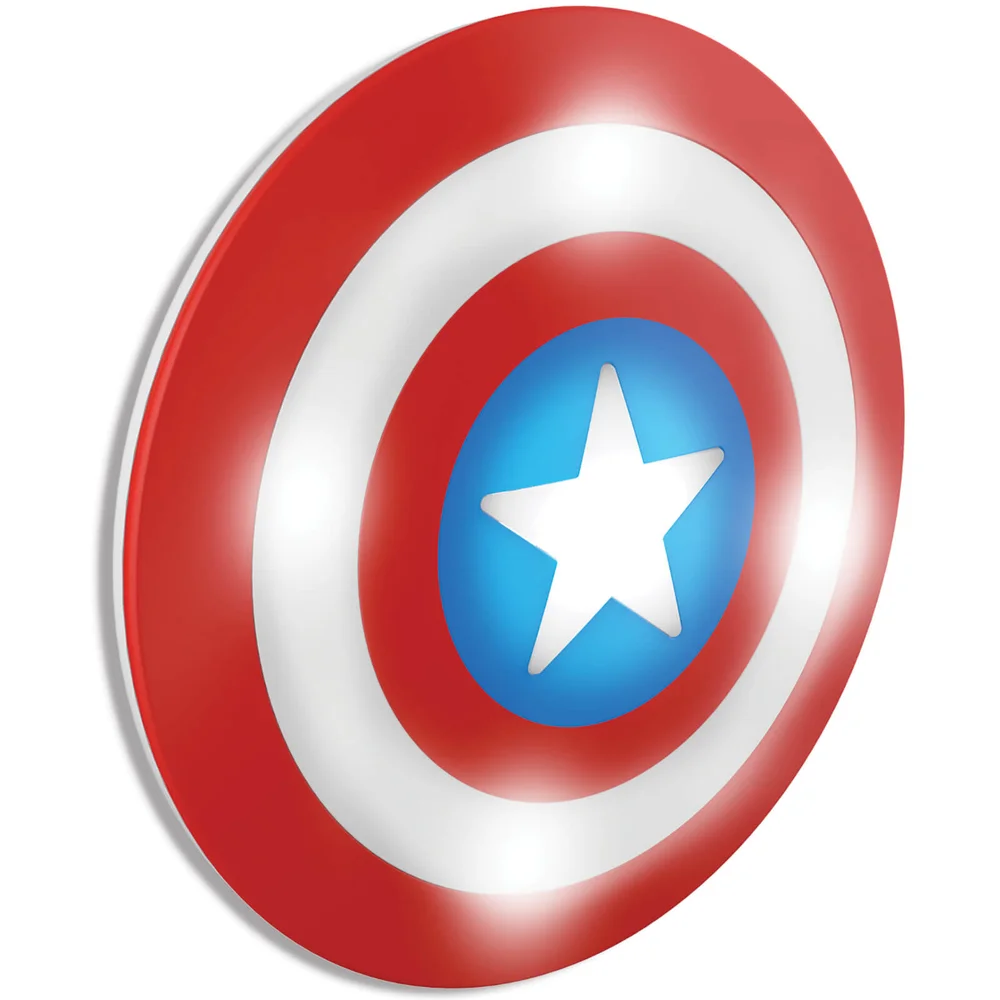 Marvel 3D Wall Light - Captain America Shield Image 1