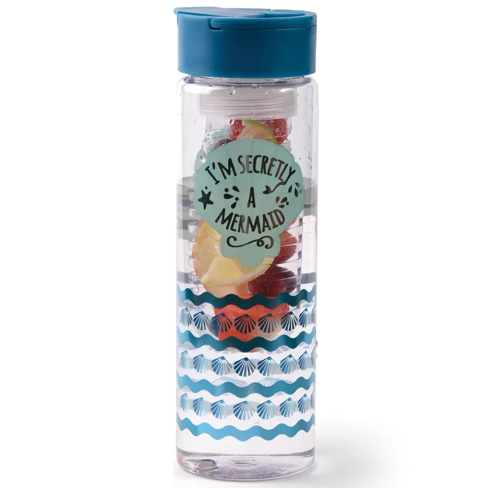 Mermaid Infuser Flask - Blue Image 1