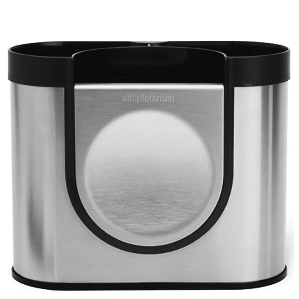 simplehuman Brushed Steel Utensil Holder Image 1