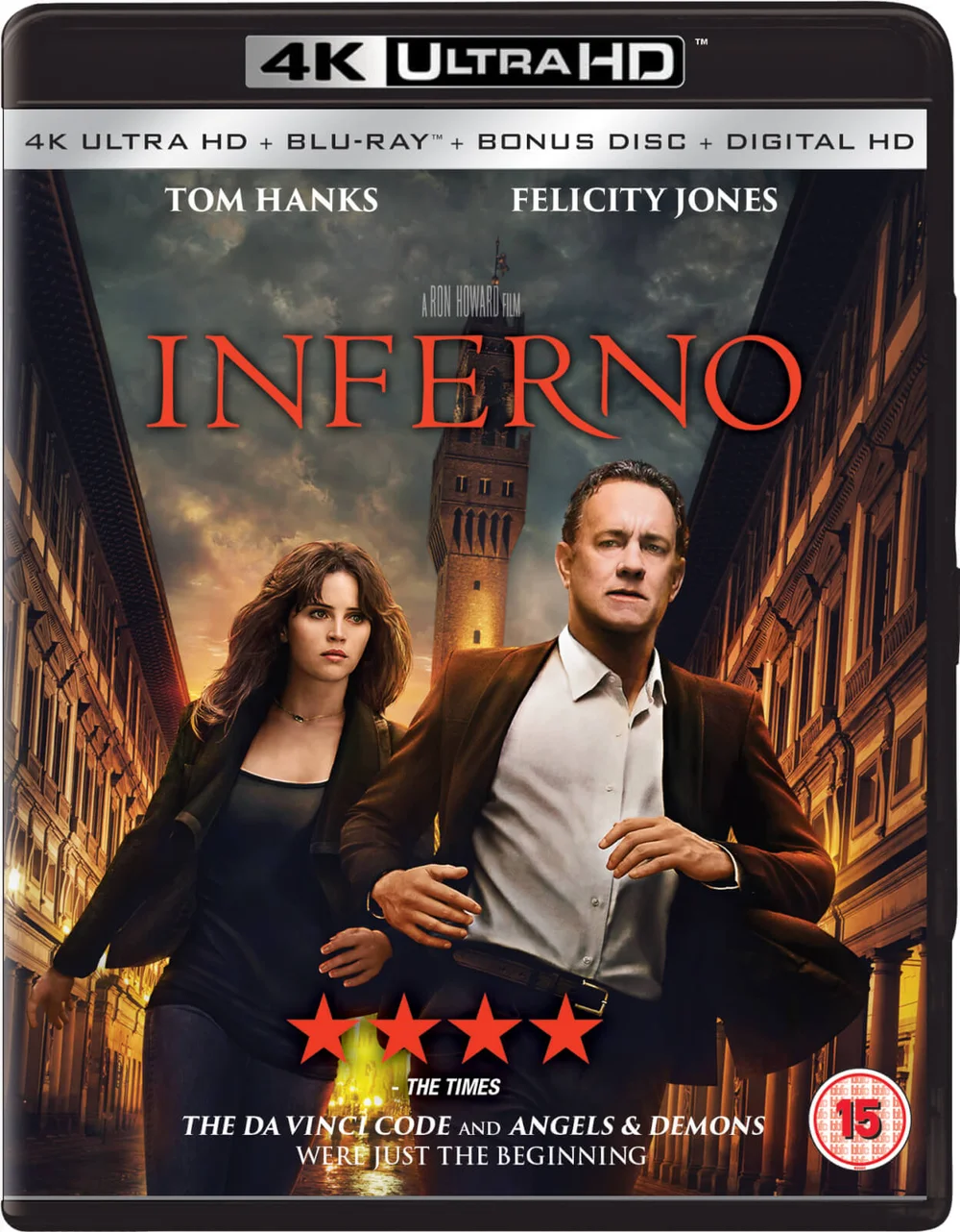 Inferno (3 Disc 4K Ultra HD, Blu-Ray & Bonus Blu-Ray) Image 1