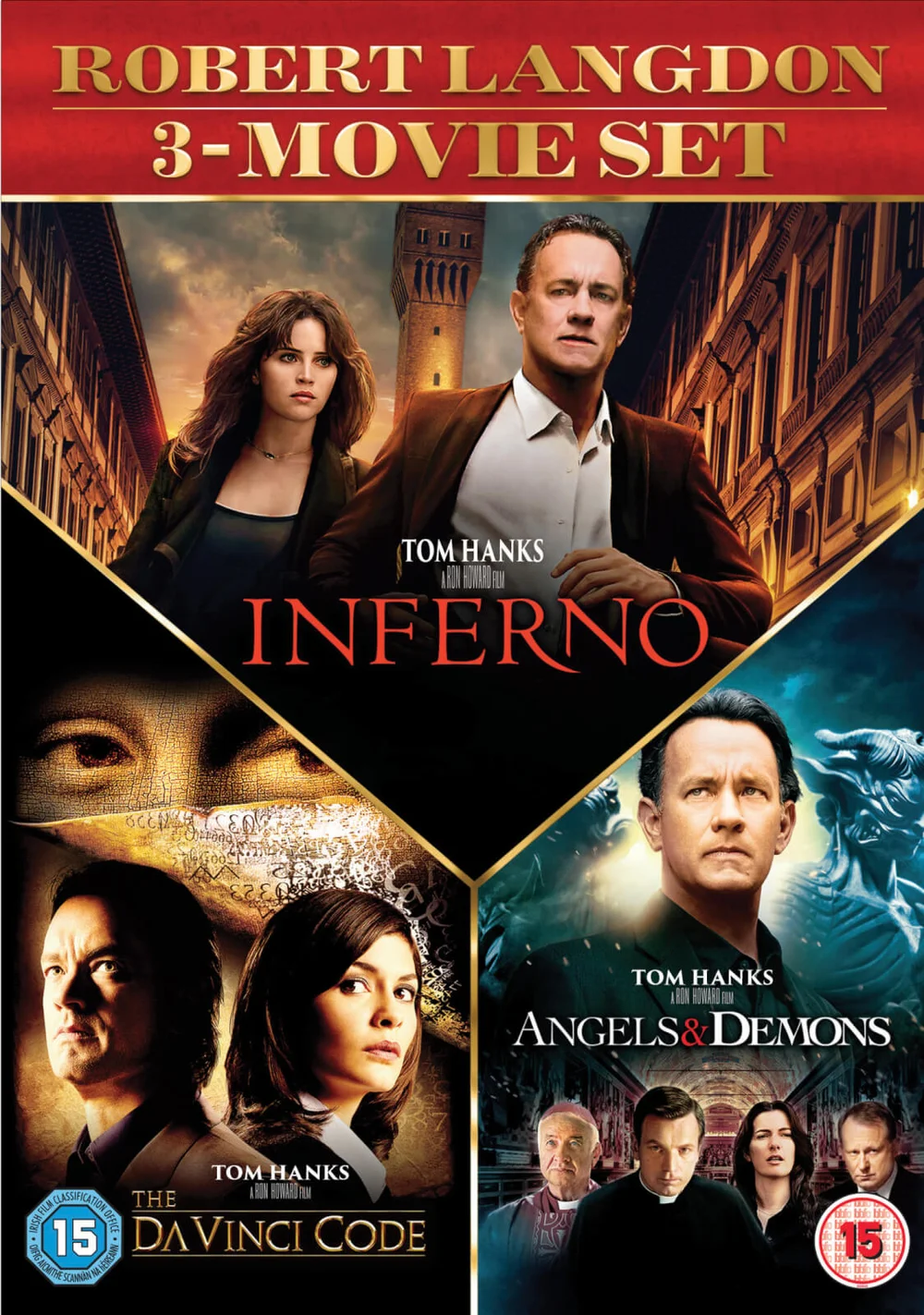 Inferno, Angels & Demons & The Da Vinci Code Boxset Image 1