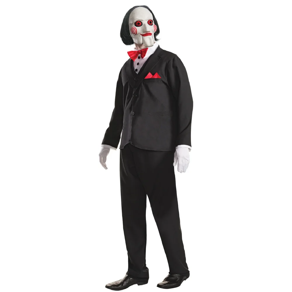 Saw Men's Billy Fancy Dress Costume - Standard - Black Image 1