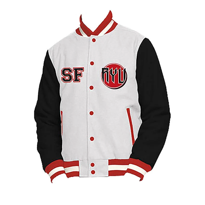 Street Fighter - Ryu Varsity Jacket - S Image 1