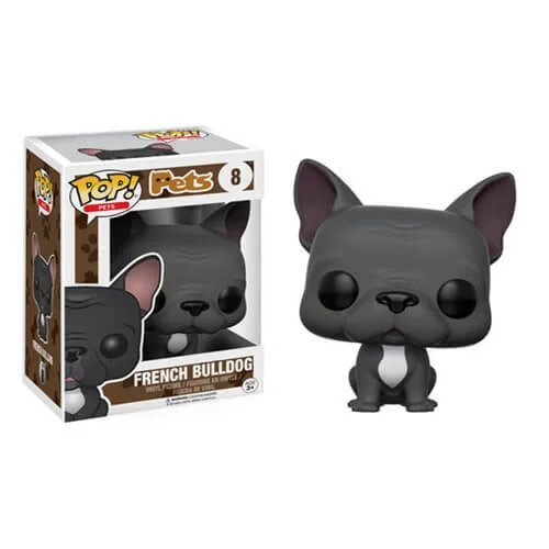 Pop! Pets Gray French Bulldog Pop! Vinyl Figure Image 1