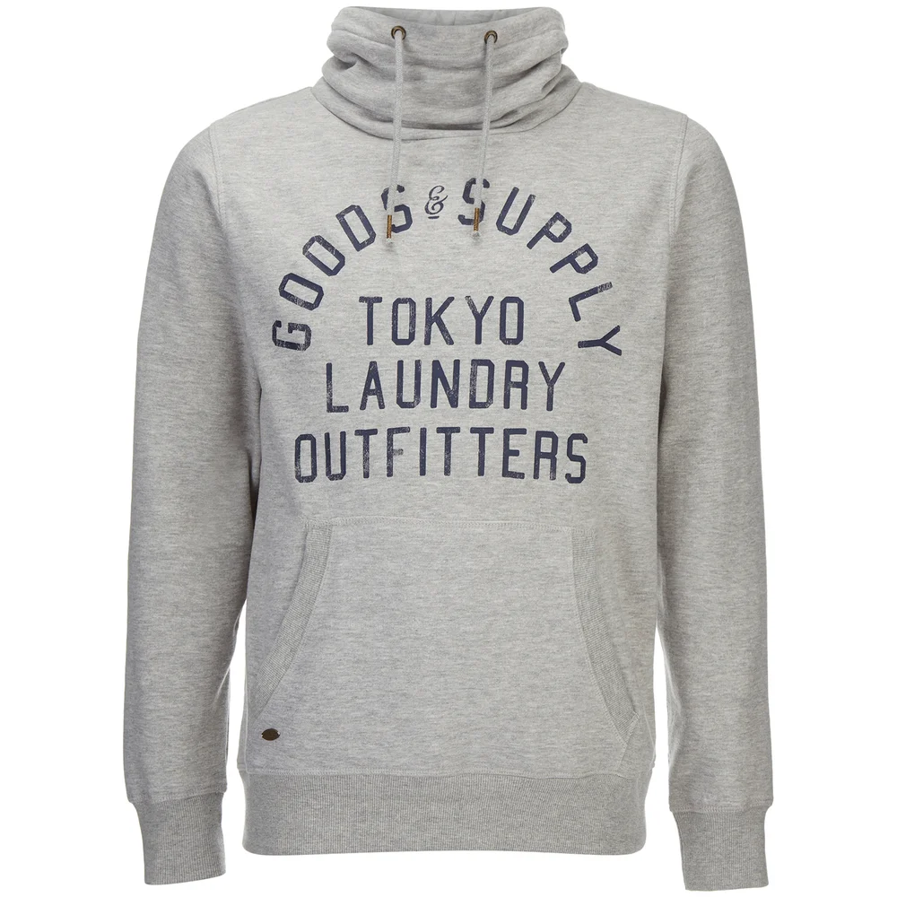 Tokyo Laundry Men's Franklin Valley Hoody - Light Grey Marl - S - Grey Image 1