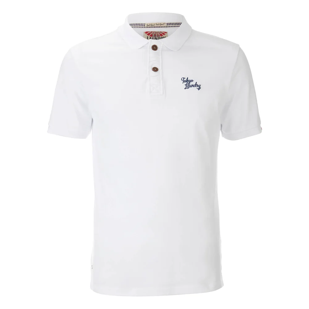 Tokyo Laundry Men's Penn State Polo Shirt - Optic White - S - White Image 1