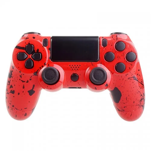 Custom Controllers PlayStation 4 Controller - Red Splatter Image 1