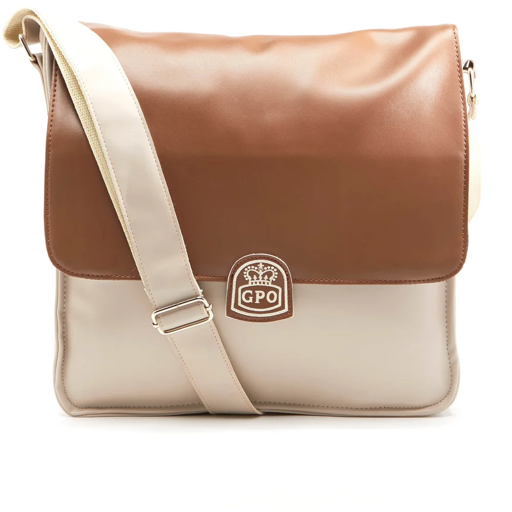 GPO Record Bag - Cream/Tan Image 1
