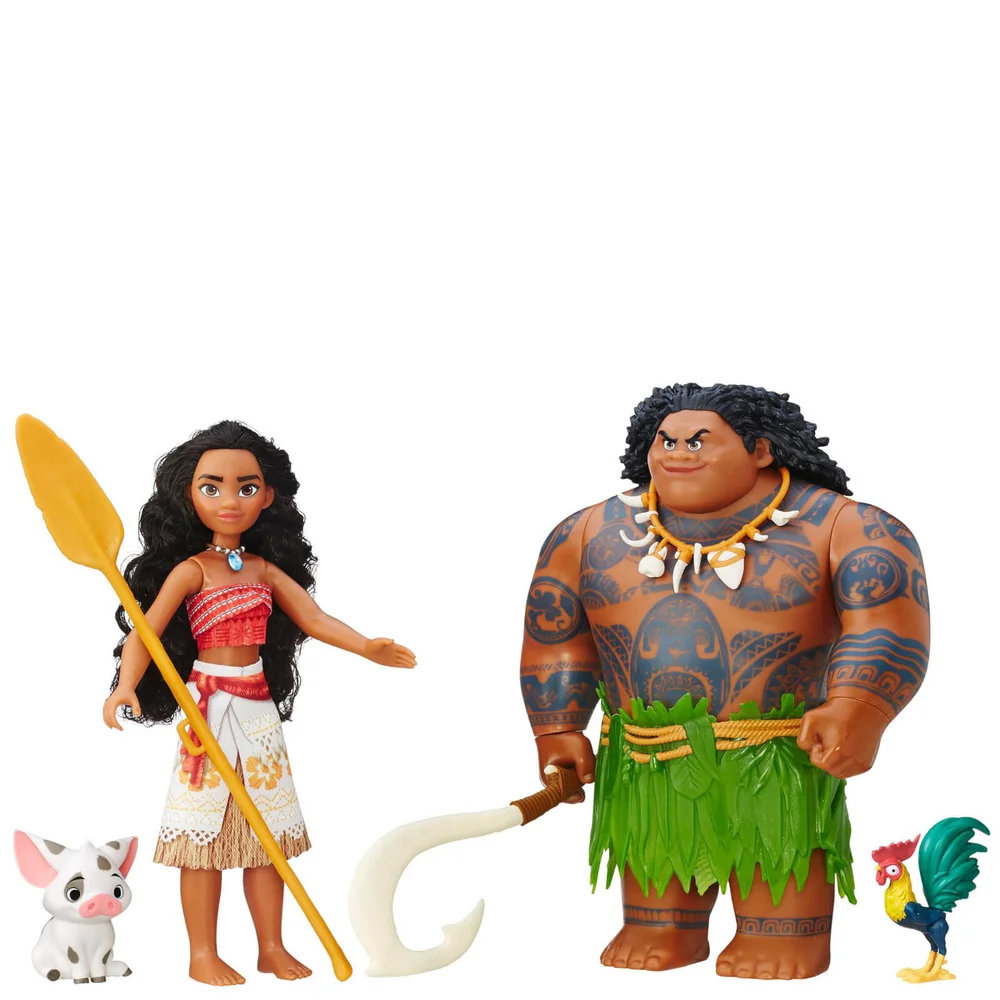 Disney Moana Adventure Collection Doll and Figures Set Image 1