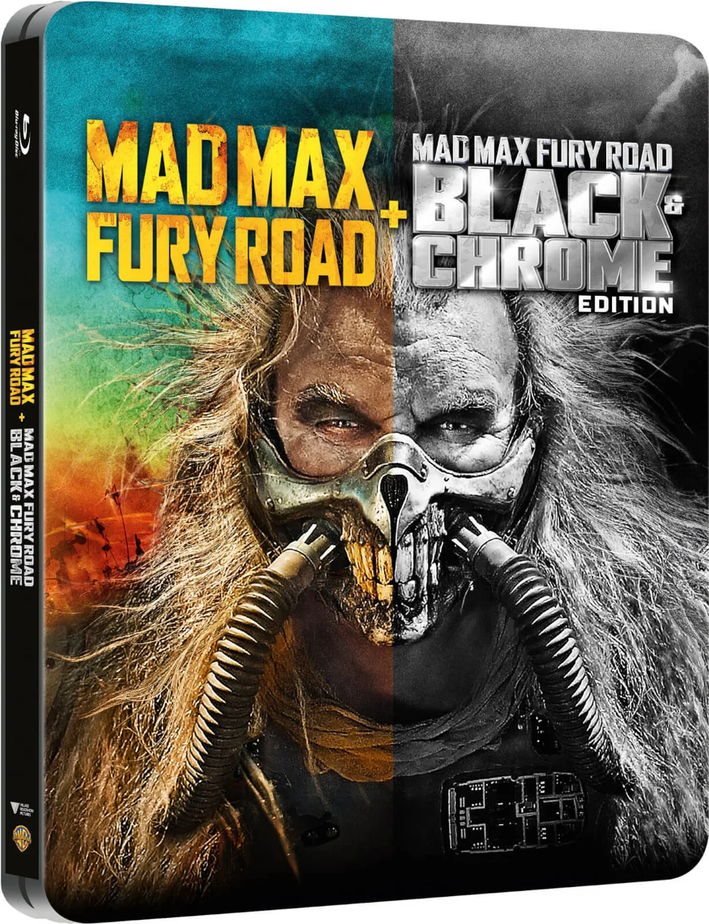 Mad Max: Fury Road Black & Chrome Edition - Zavvi Exclusive Steelbook (Includes Colour Theatrical Cut) Image 1