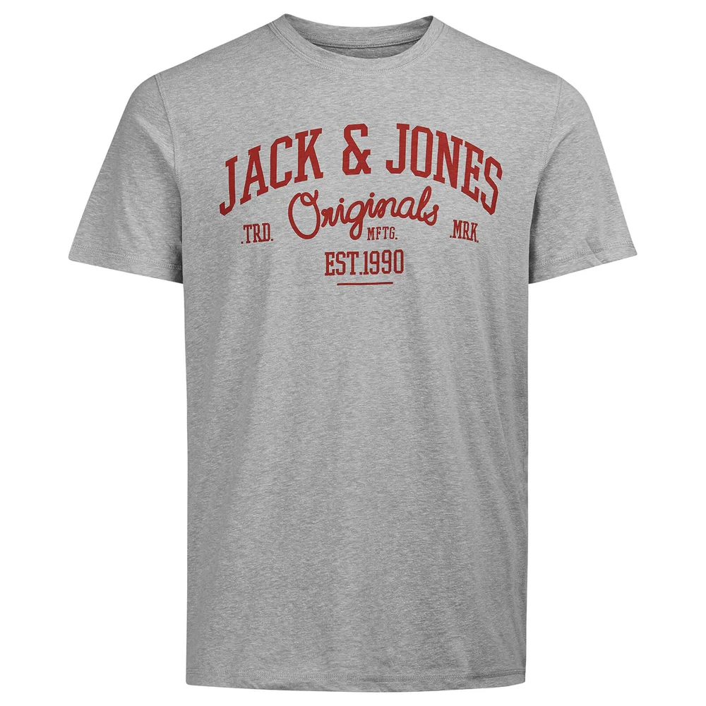 Jack & Jones Originals Men's Jolla T-Shirt - Grey Marl - S - Grey Image 1