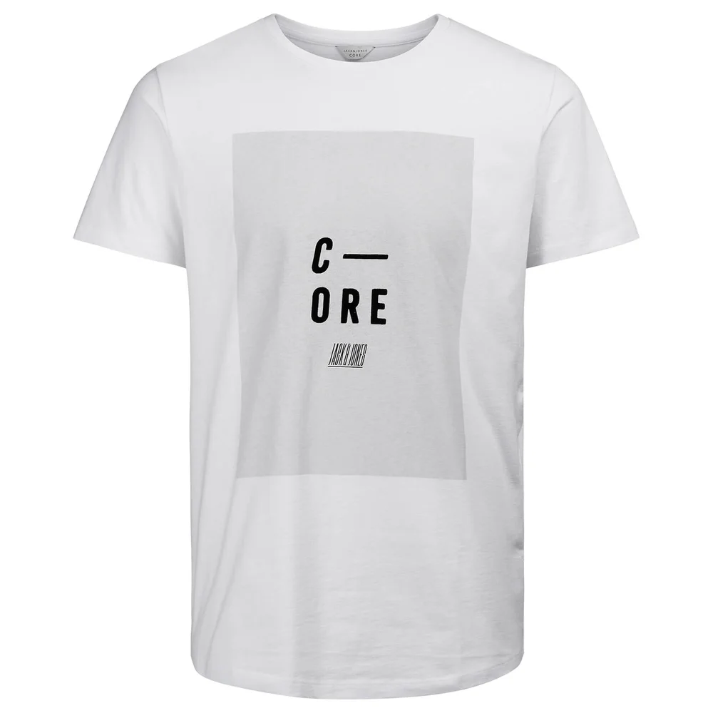 Jack & Jones Core Men's Evident T-Shirt - White - S - White Image 1