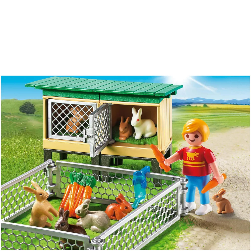 Playmobil Rabbit Pen with Hutch (6140) Image 1