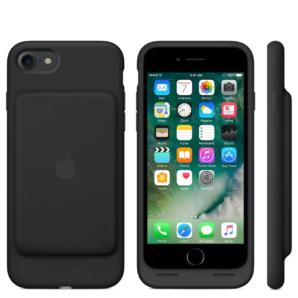 Apple iPhone 7 Smart Battery Case - Black Image 1