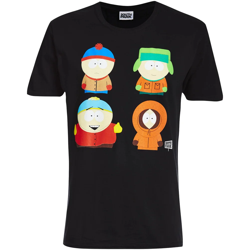 South Park Men's Character T-Shirt - Black - S - Black Image 1
