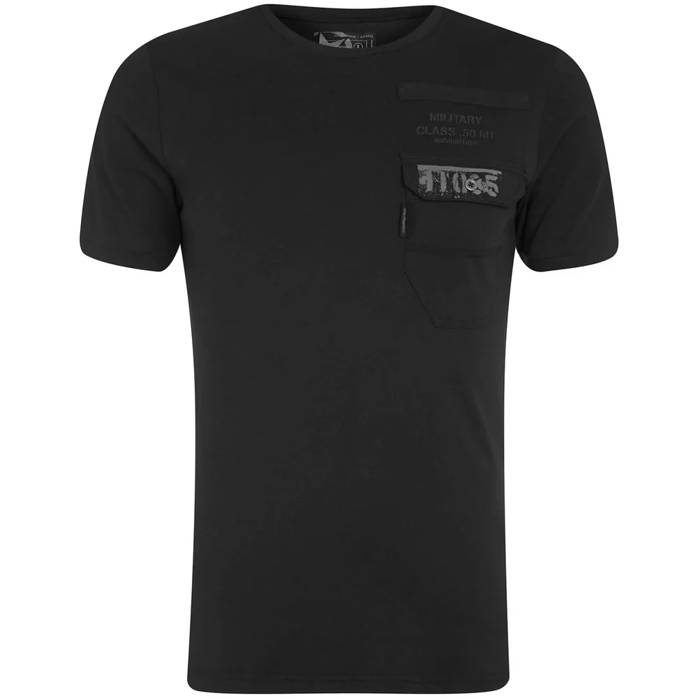 Dissident Men's Millcare Pocket T-Shirt - Black - S - Black Image 1