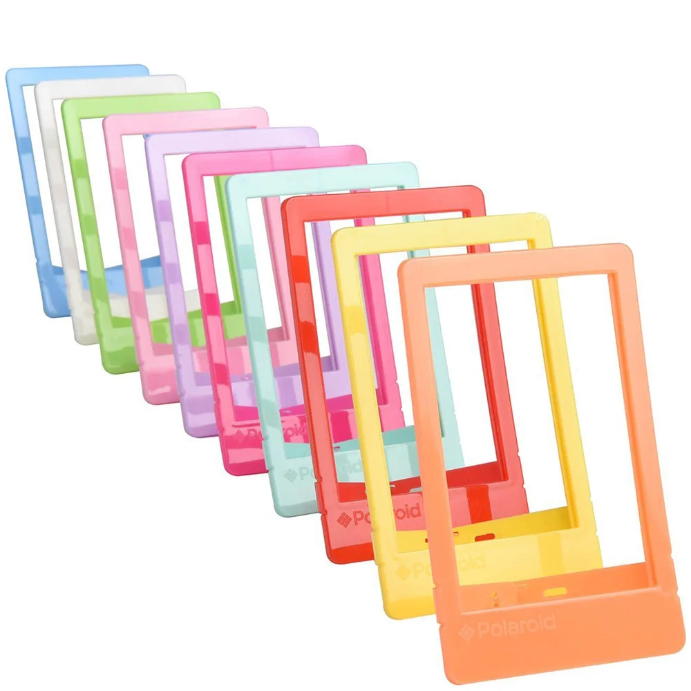 Polaroid 10 Pack Colourful Mini Frames (For 2x3 Inch Film/Paper) - Multicoloured Image 1