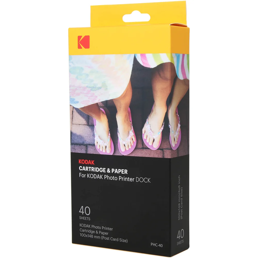 Kodak Photo Printer Dock Cartridge and 40 Pack of Film Image 1