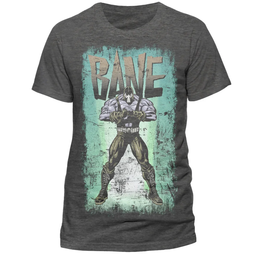 DC Comics Men's Batman Retro Bane T-Shirt - Grey - S - Grey Image 1