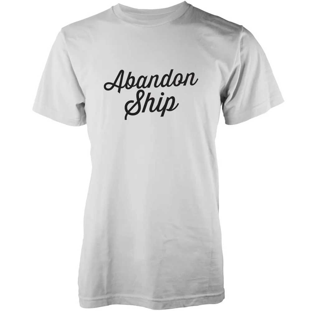 Abandon Ship Men's Classic Logo T-Shirt - White - S - White Image 1