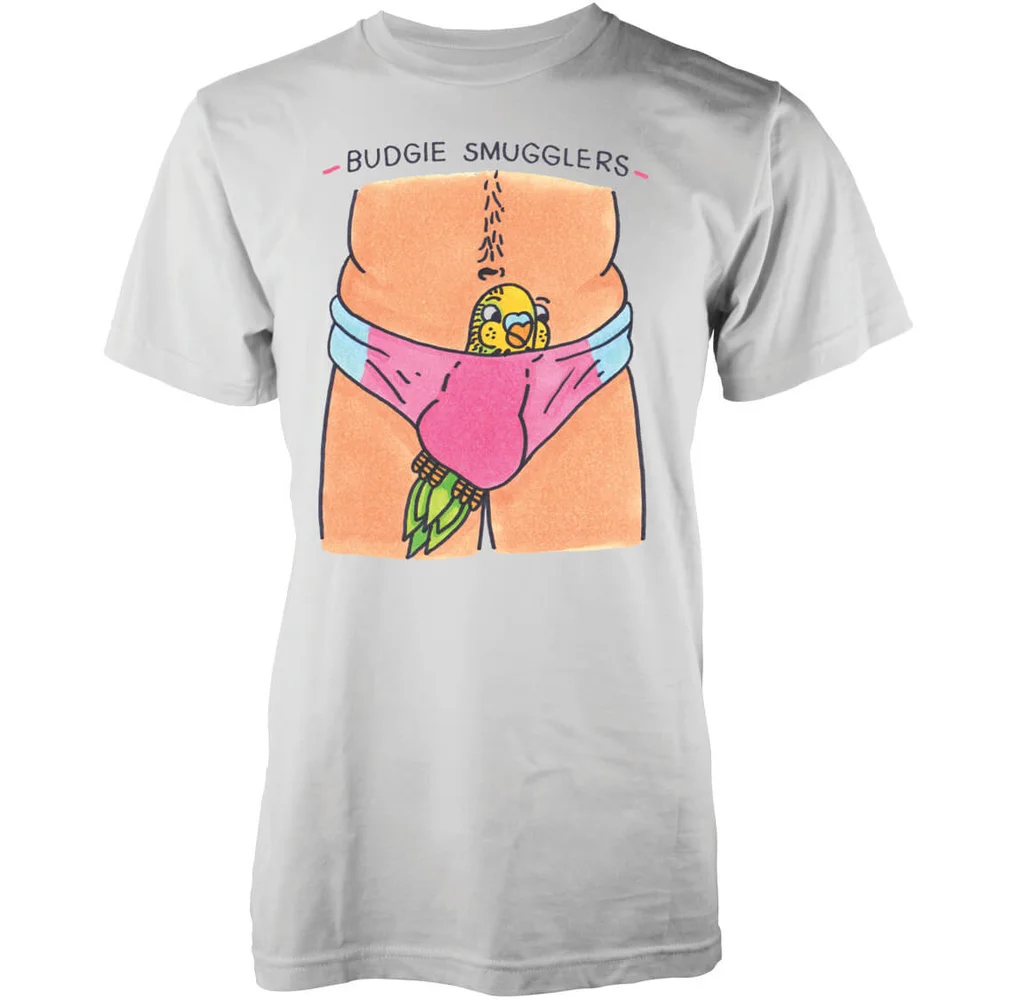 Abandon Ship Men's Budgie Smugglers T-Shirt - White - S - White Image 1