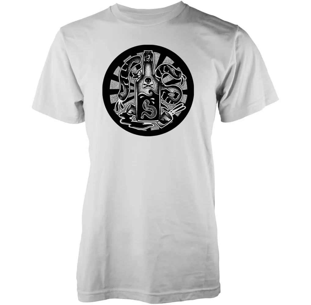 Abandon Ship Men's Whisky T-Shirt - White - S - White Image 1