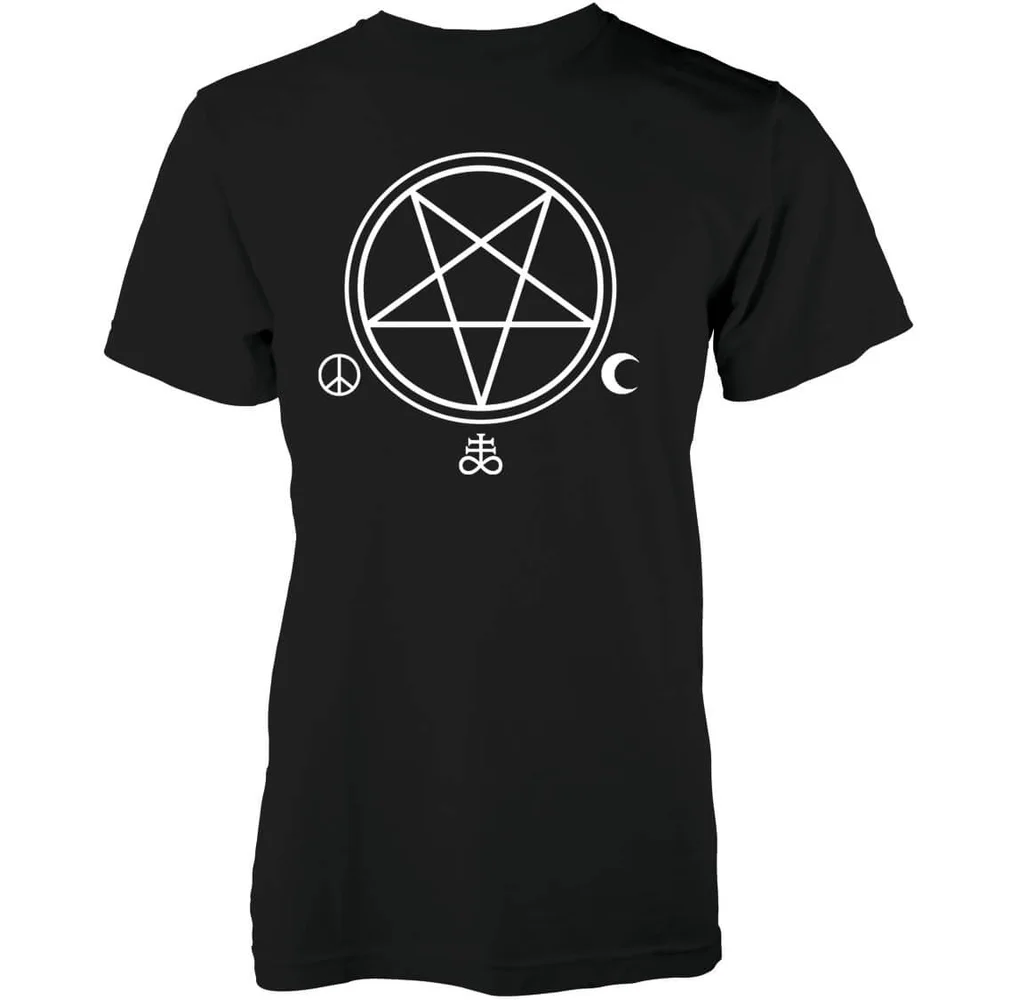 Abandon Ship Men's Pendagram T-Shirt - Black - S - Black Image 1