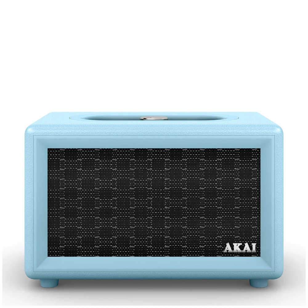 Akai Retro Bluetooth Speaker (2 x 12.5W) - Blue Image 1
