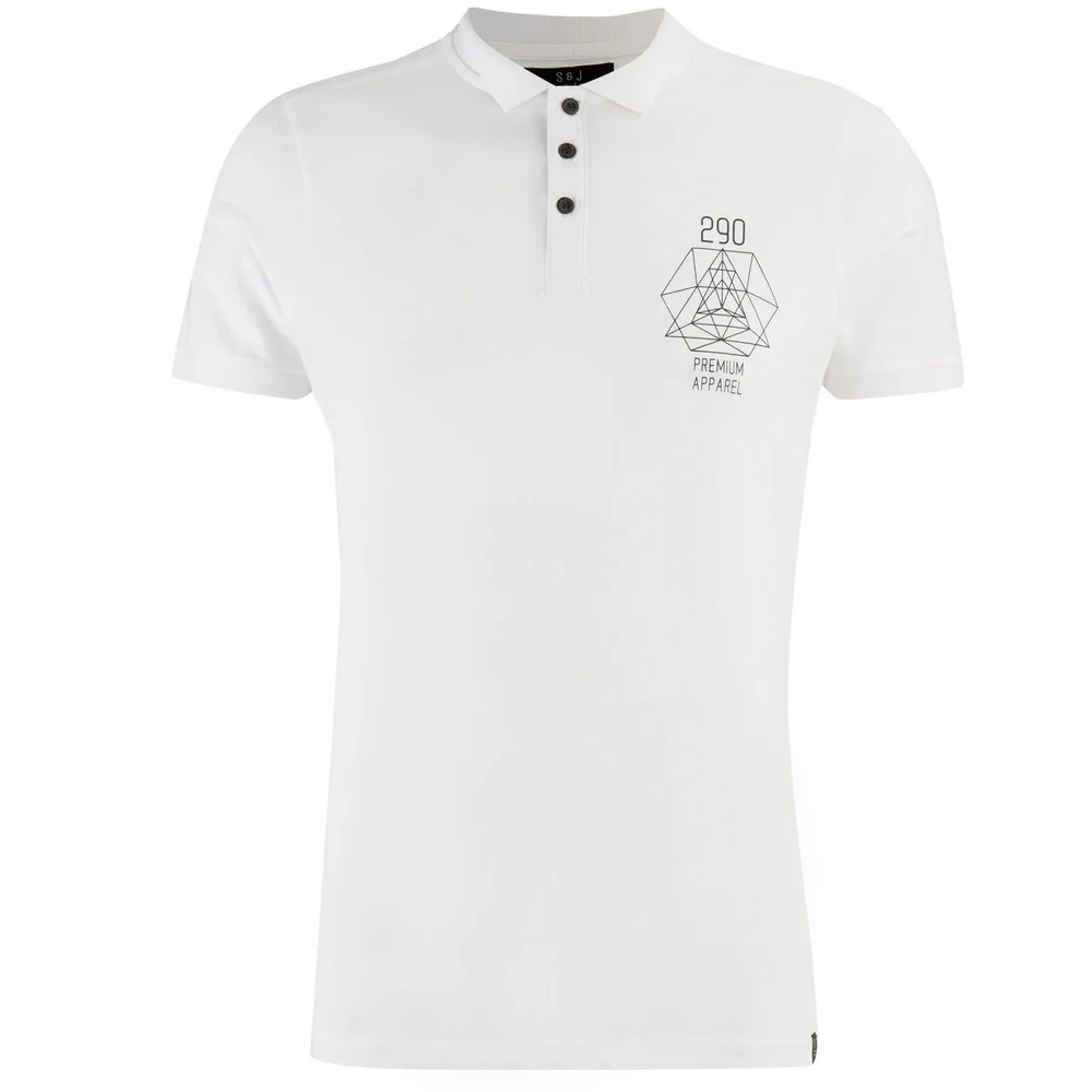 Smith & Jones Men's Parclose Polo Shirt - White - S - White Image 1