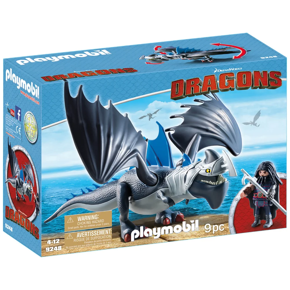 Playmobil How to Train Your Dragon: Drago with Shield Dragon (9248) Image 1