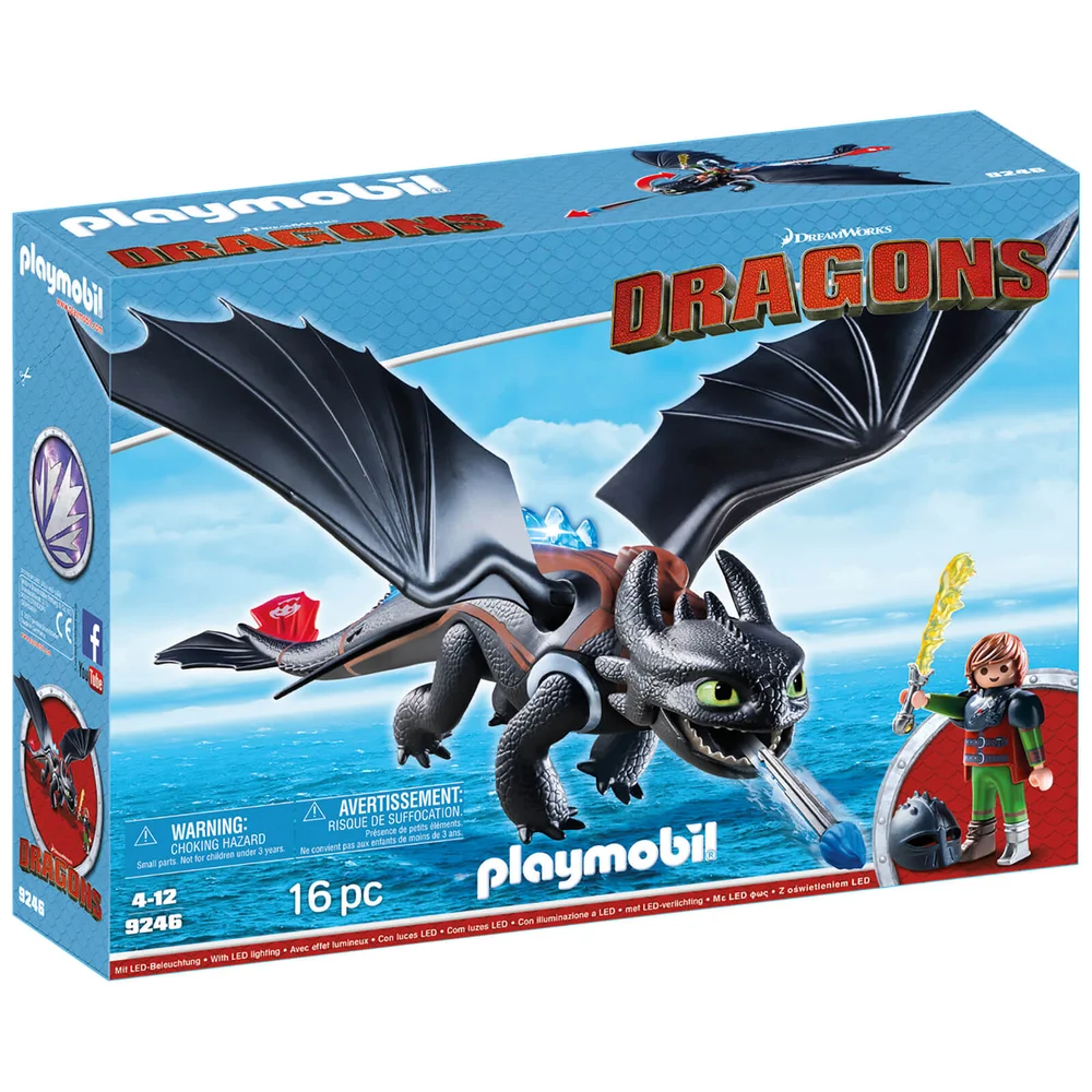 Playmobil How to Train Your Dragon: Hiccup with Toothless (9246) Image 1