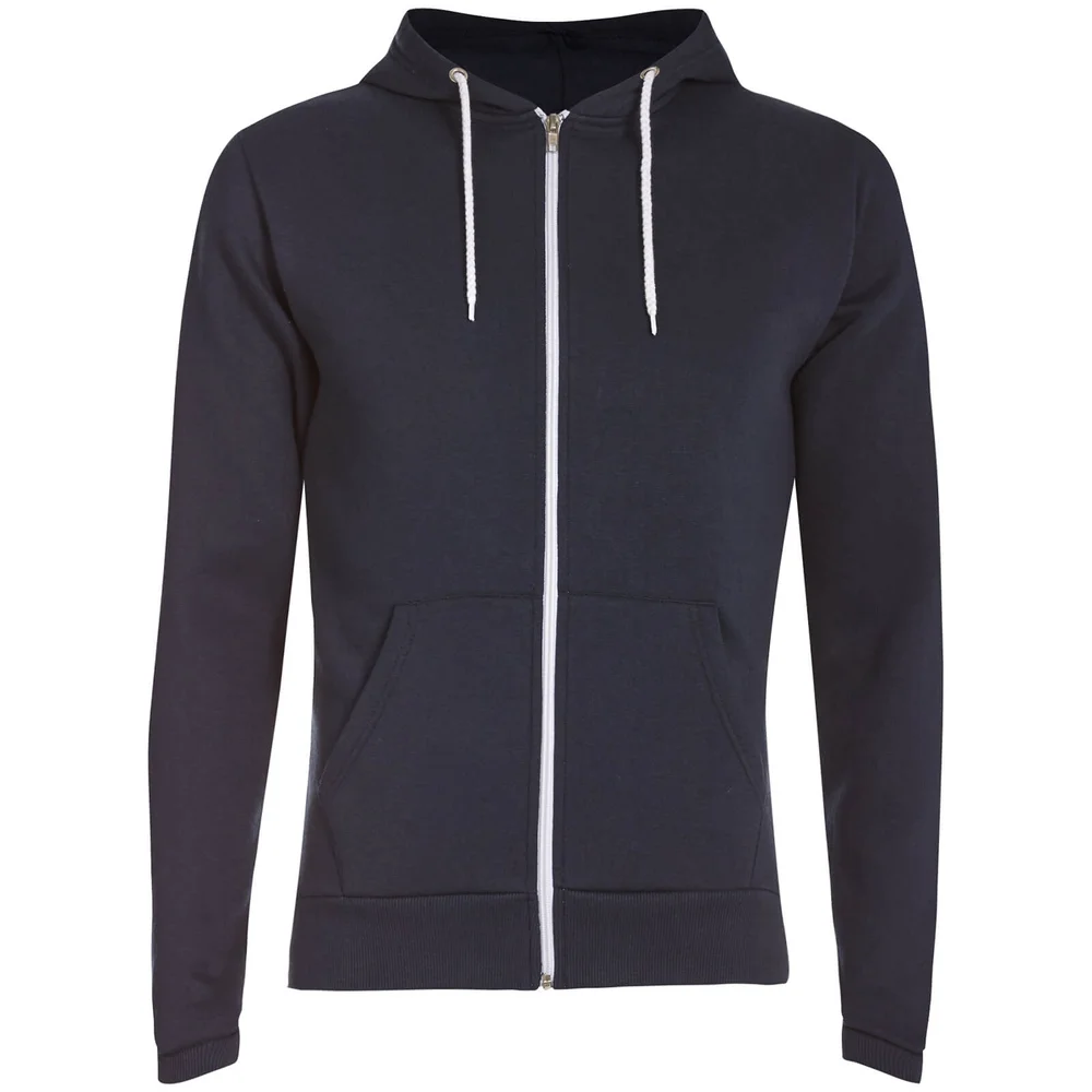 Advocate Men's Berkley Zip Through Hoody - Navy - S - Navy Image 1