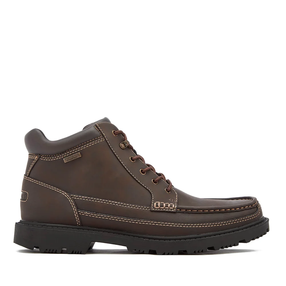 Rockport Men's Redemption Road Moc Toe Waterproof Boots - Dark Brown - UK 7/EU 40.5 - Brown Image 1
