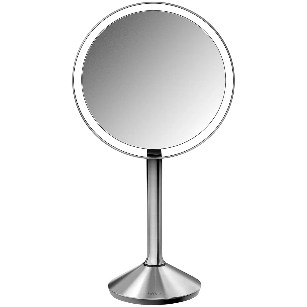 simplehuman Stainless Steel Rechargeable Sensor Mirror 16.5cm Image 1