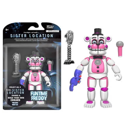 Funko Five Nights at Freddy's 5 Inch Articulated Action Figure - Fun Time Freddy Image 1