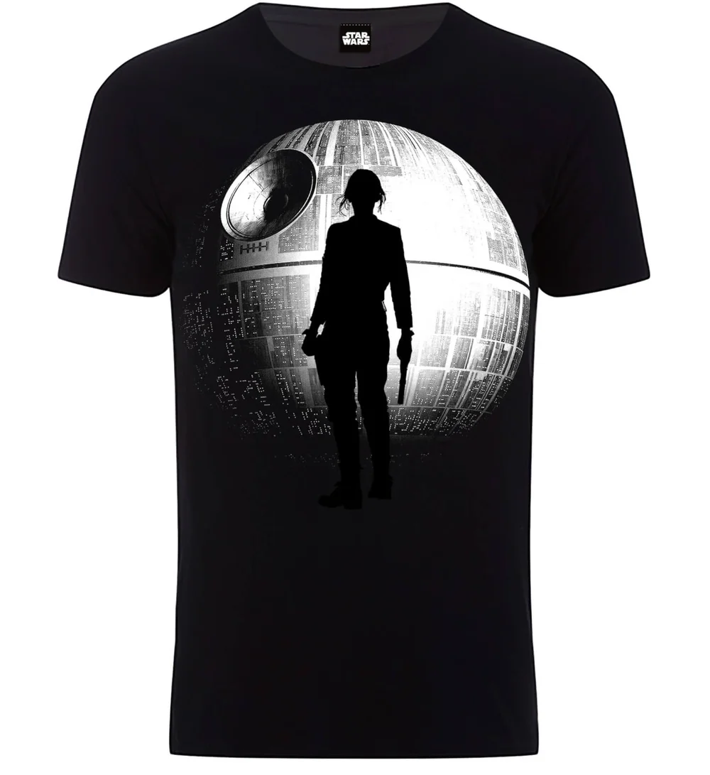 Star Wars Death Star Rogue T-Shirt - Black - S - Black Image 1