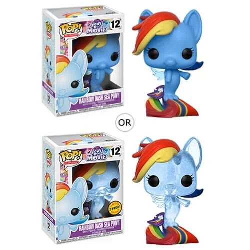 My Little Pony Movie Rainbow Dash Sea Pony Pop! Vinyl Figure Image 1