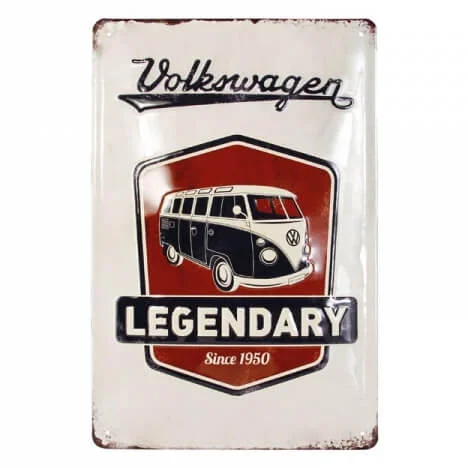 VW Collection Logo Metal Sign (20 x 30cm) Image 1