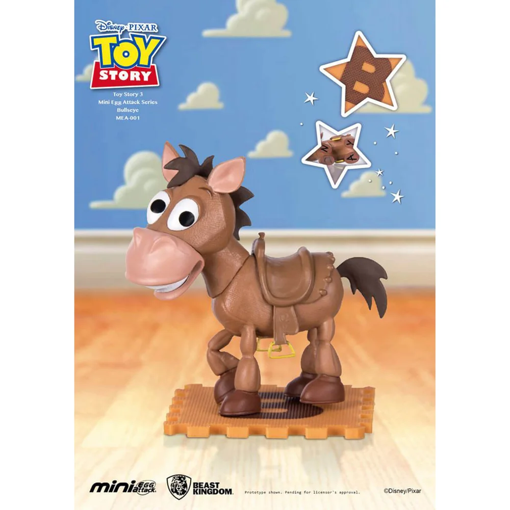 Beast Kingdom Disney Toy Story Mini Egg Attack Bullseye 9cm Figure Image 1