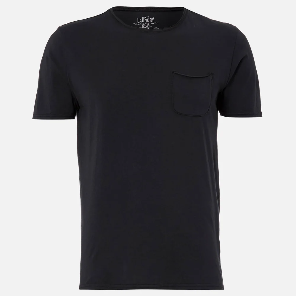 Tokyo Laundry Men's Hella Cotton Jersey T-Shirt - Jet Black - S - Black Image 1