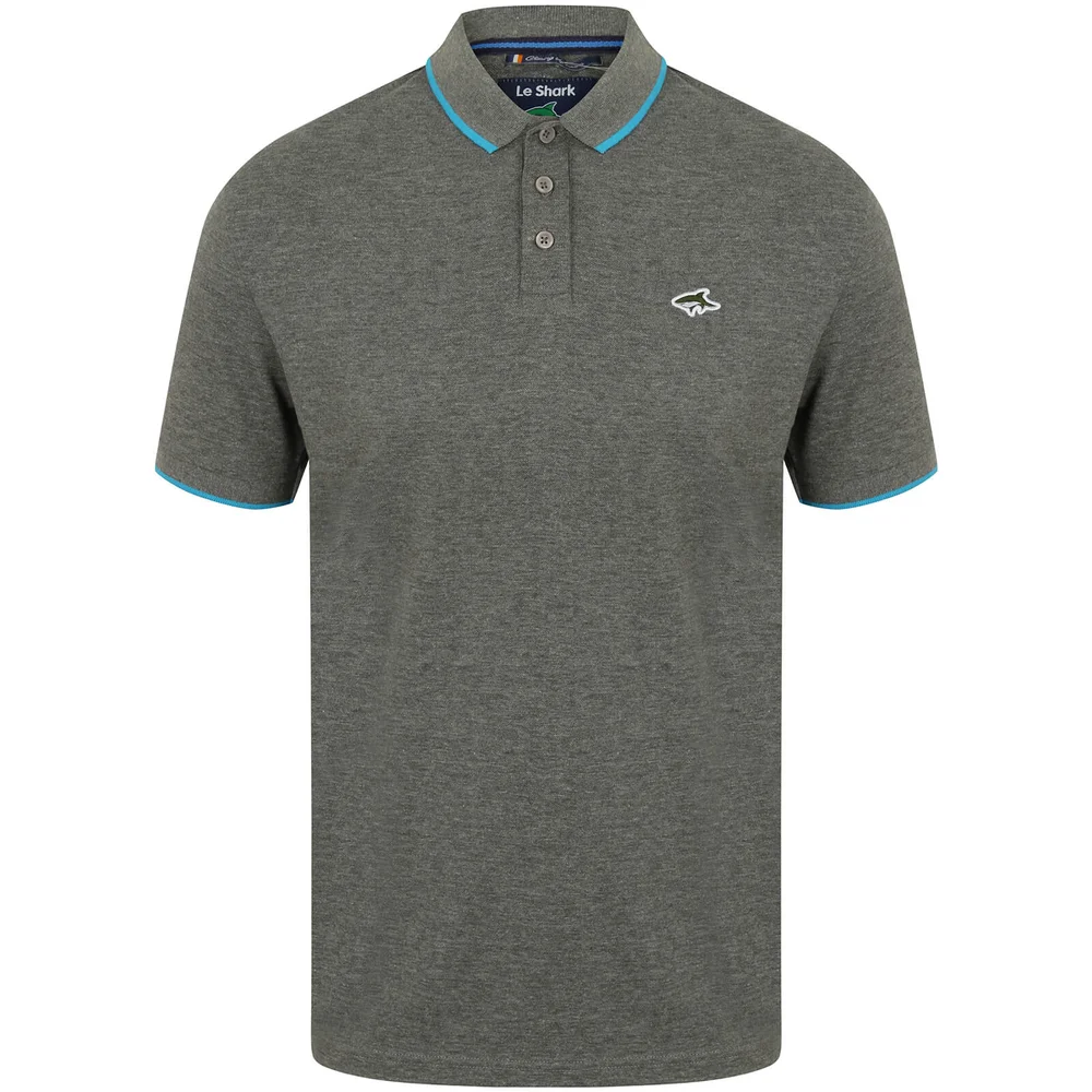 Le Shark Men's Hoadly Polo Shirt - Mid Grey Marl - S - Grey Image 1