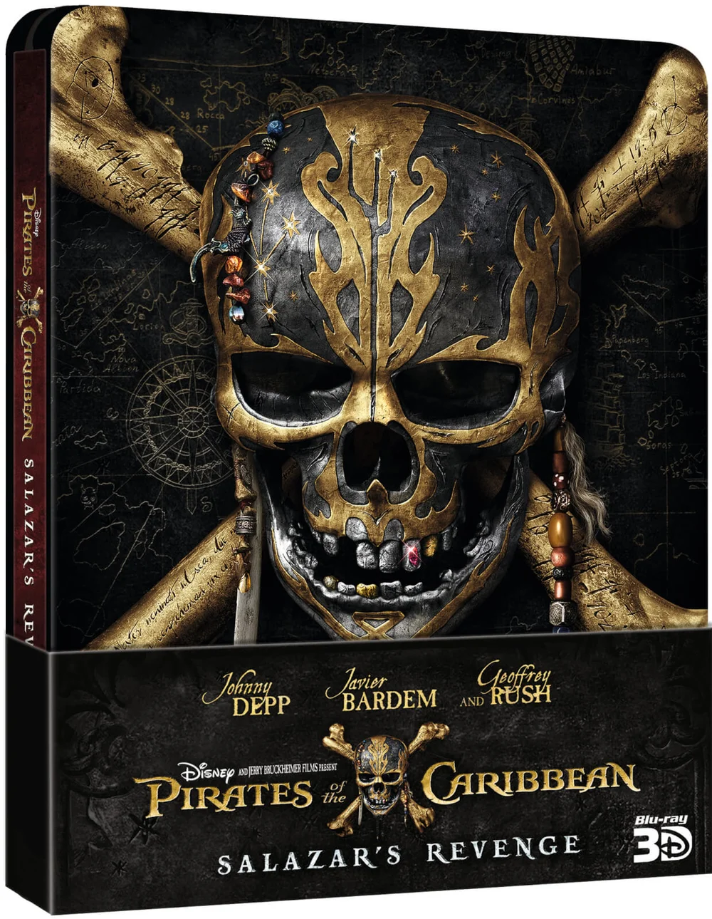 Pirates of the Caribbean: Salazar's Revenge 3D - Zavvi Exclusive Limited Edition Steelbook (Includes 2D Version) Image 1