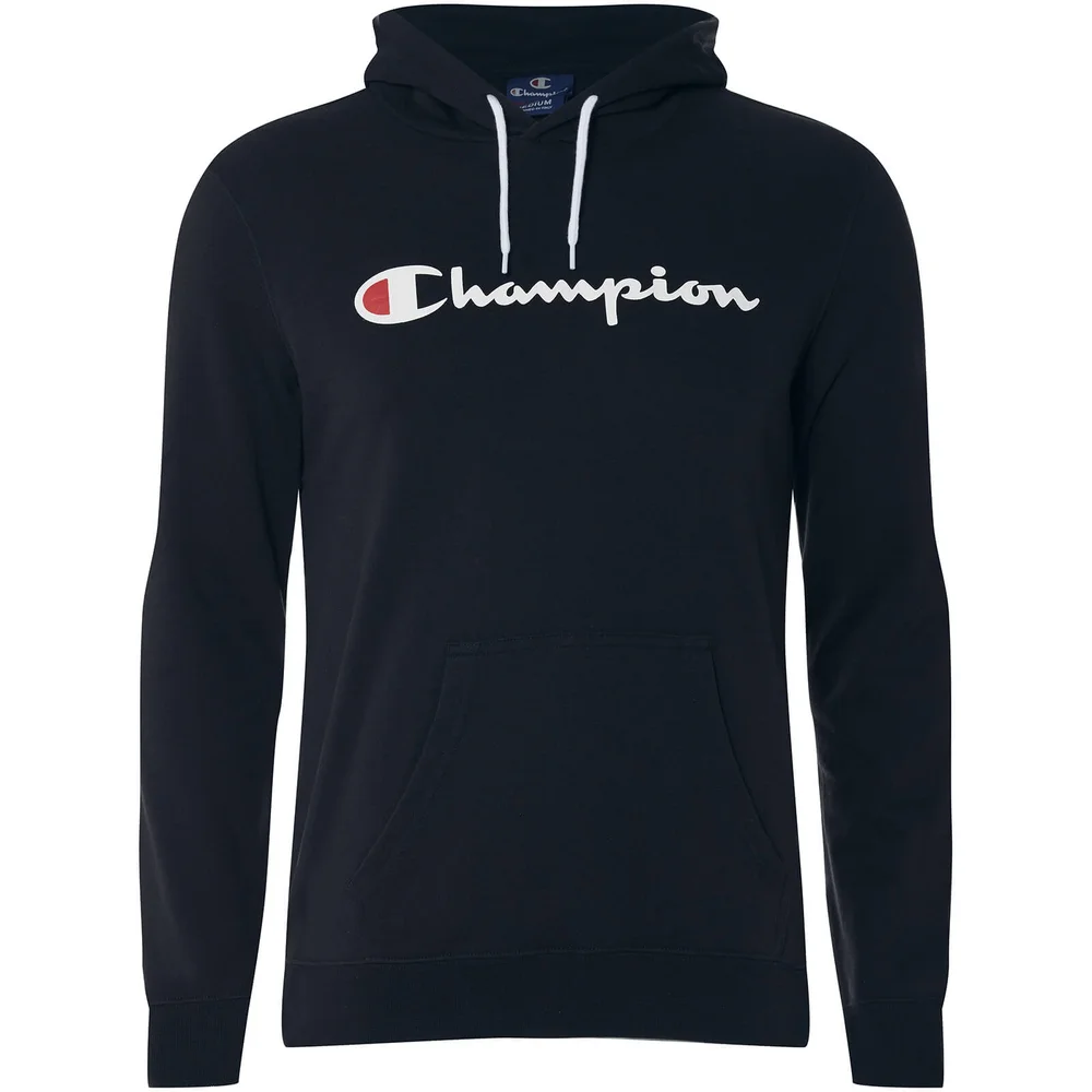 Champion Men's Logo Hoody - Navy - S - Blue Image 1