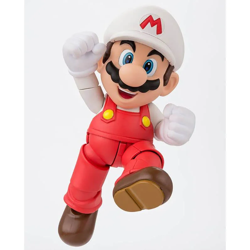 Super Mario Bros. S.H. Figuarts Fire Mario Tamashii Web Exclusive 10cm Action Figure Image 1