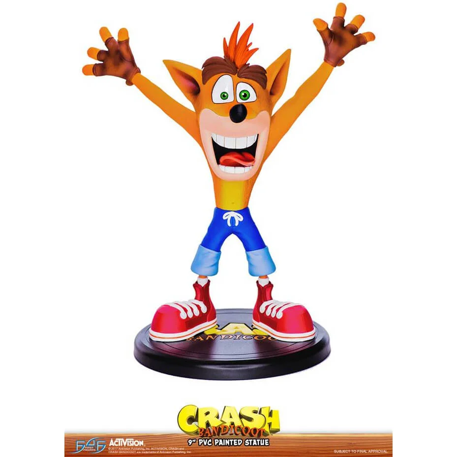 First 4 Figures Crash Bandicoot N. Sane Trilogy Crash Bandicoot 23cm PVC Statue Image 1