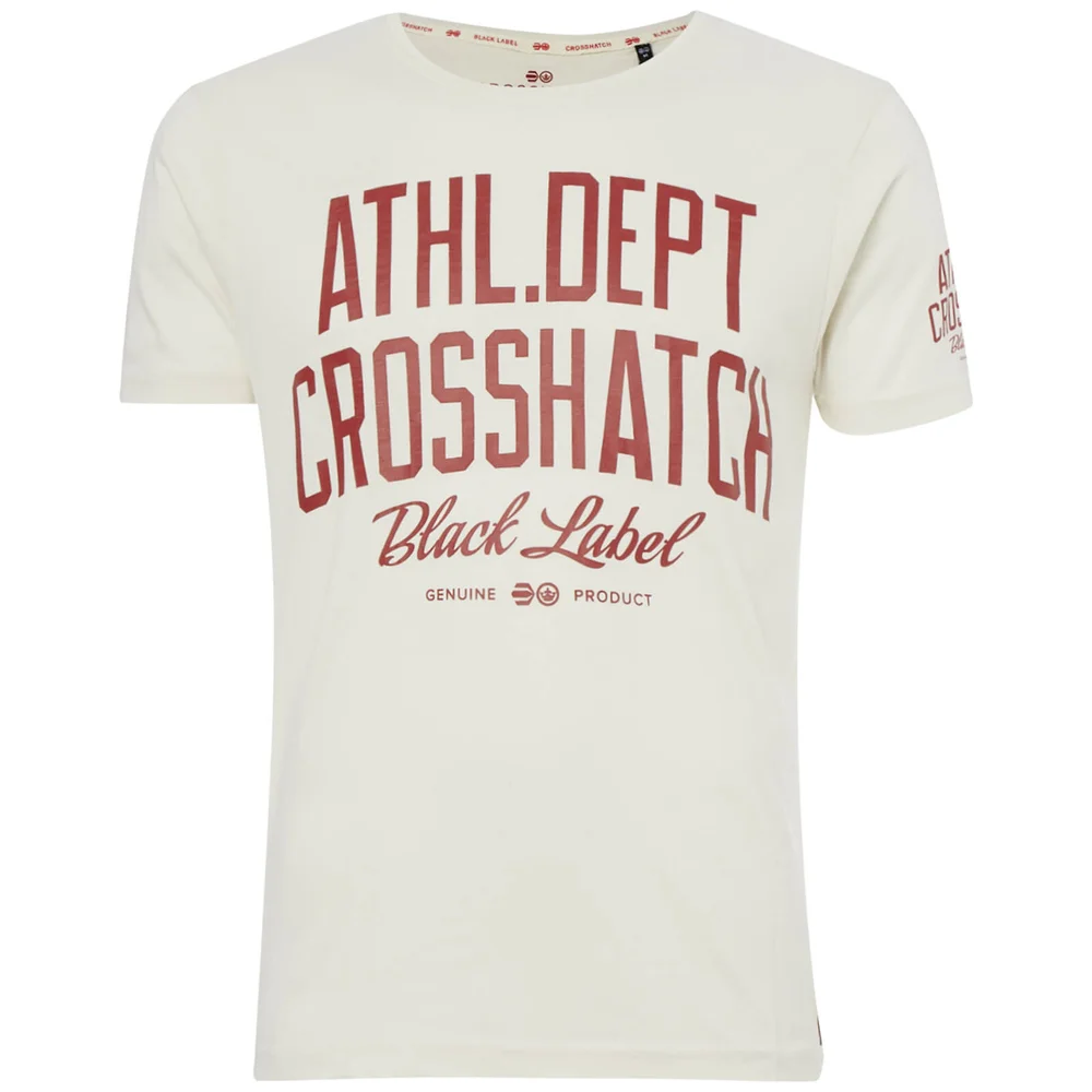 Crosshatch Men's Truman T-Shirt - Vaporous Grey - S - Grey Image 1