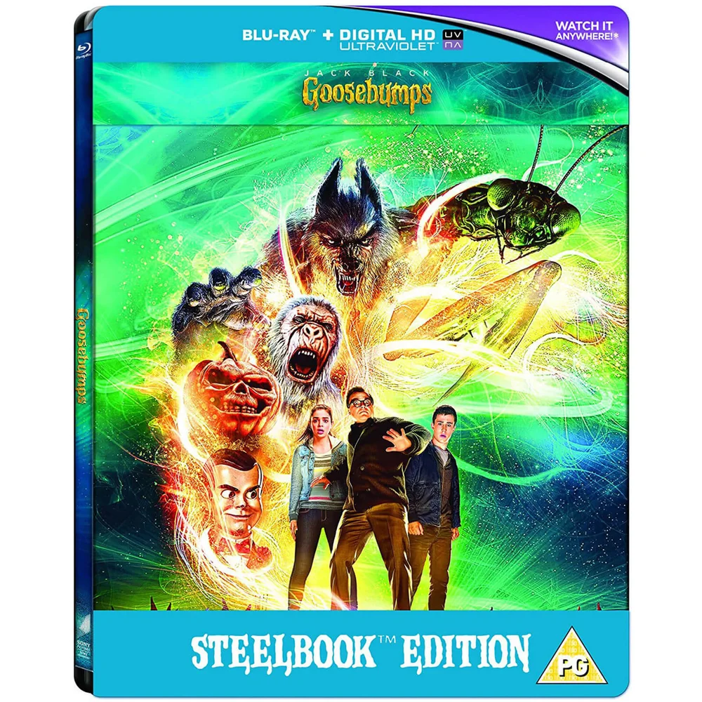 Goosebumps (2015) - Zavvi Exclusive Limited Edition Steelbook (Includes DVD Version) (Limited to 1000 Copies) Image 1