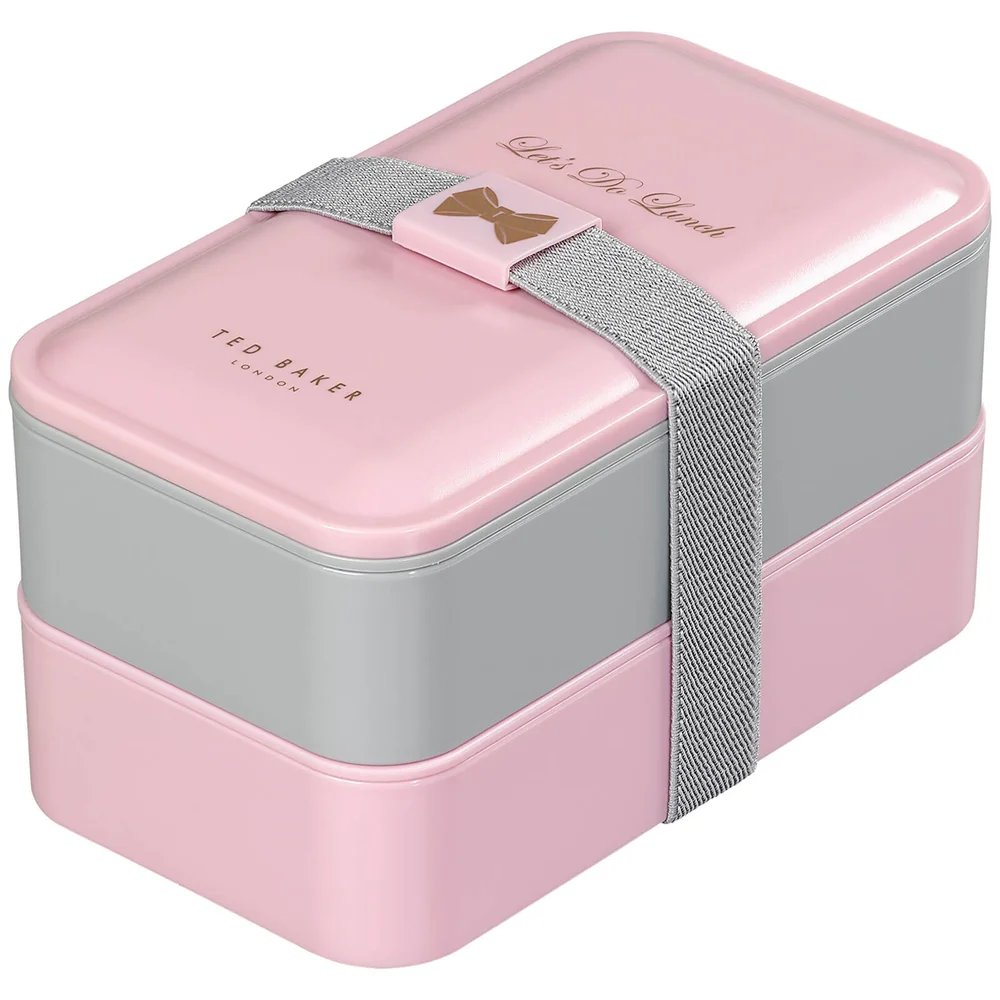 Ted Baker Lunch Stack - Pink/Grey Image 1